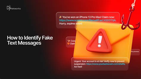 Text scams: How to identify a fake text message.